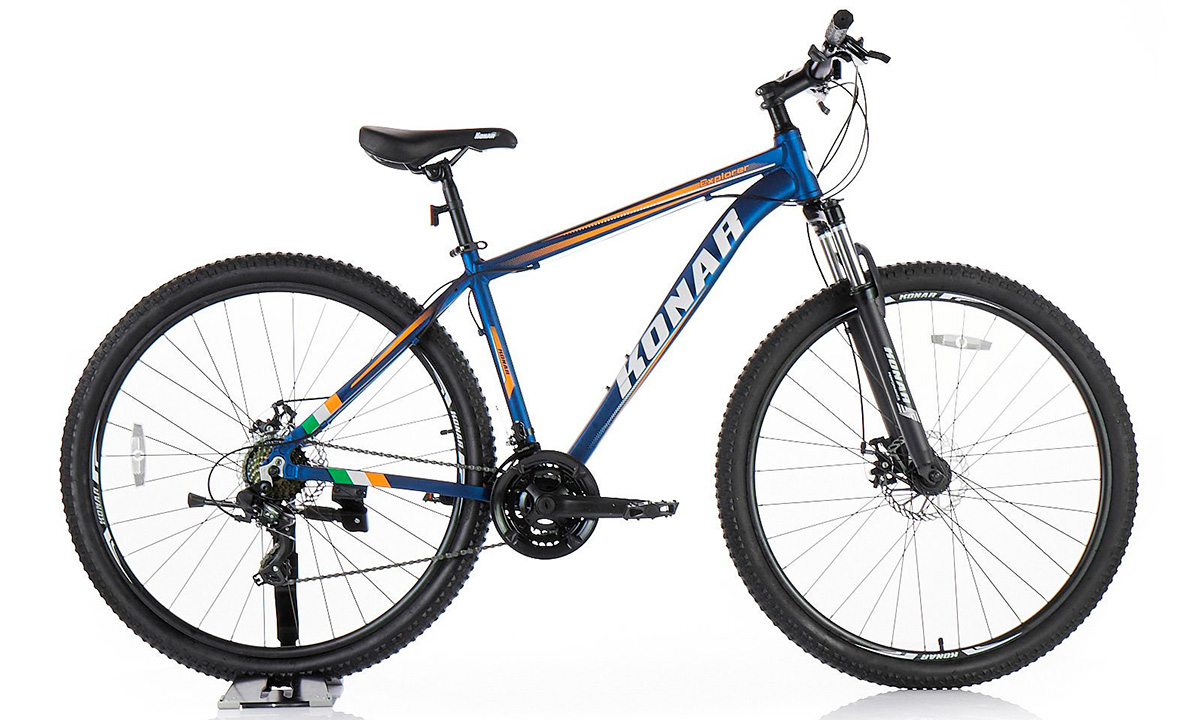 Велосипед KONAR KA Explorer 29" размер L рама 19 2021 Сине-желтый